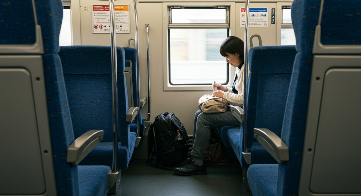 キャリーケース 電車 置き方