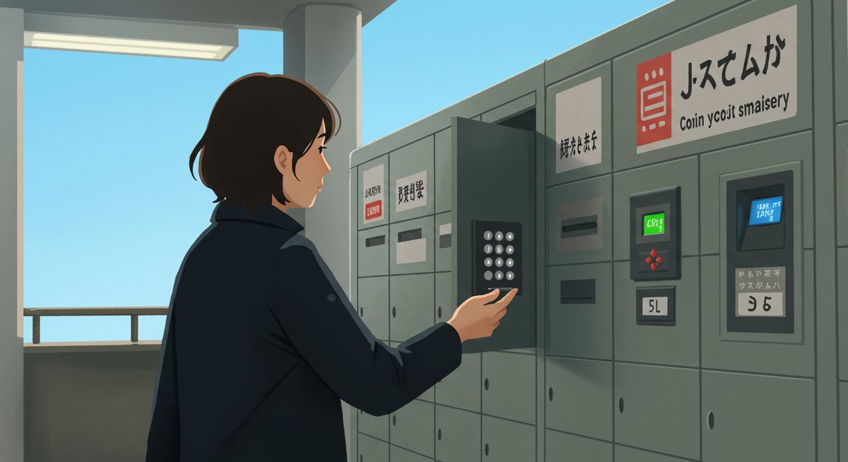 コインロッカー 暗証番号 受け渡し