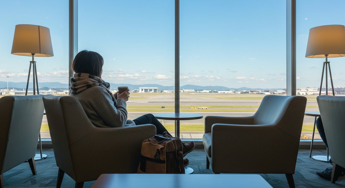長時間フライト 服装