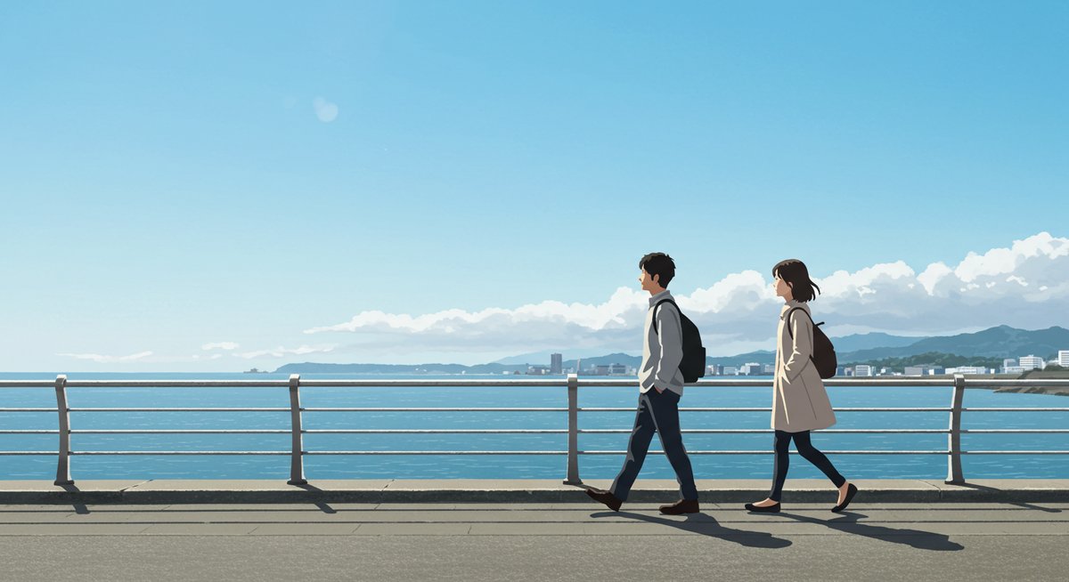 旅行から帰っ てき て別れる