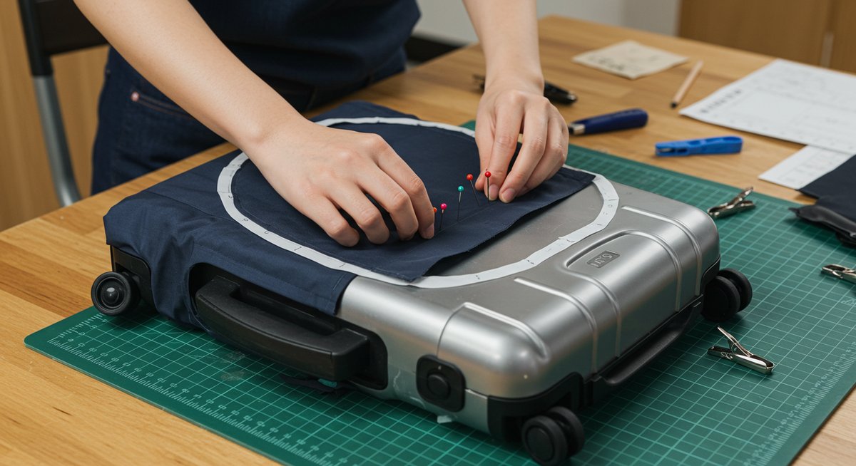 スーツケース 雨 カバー 手作り